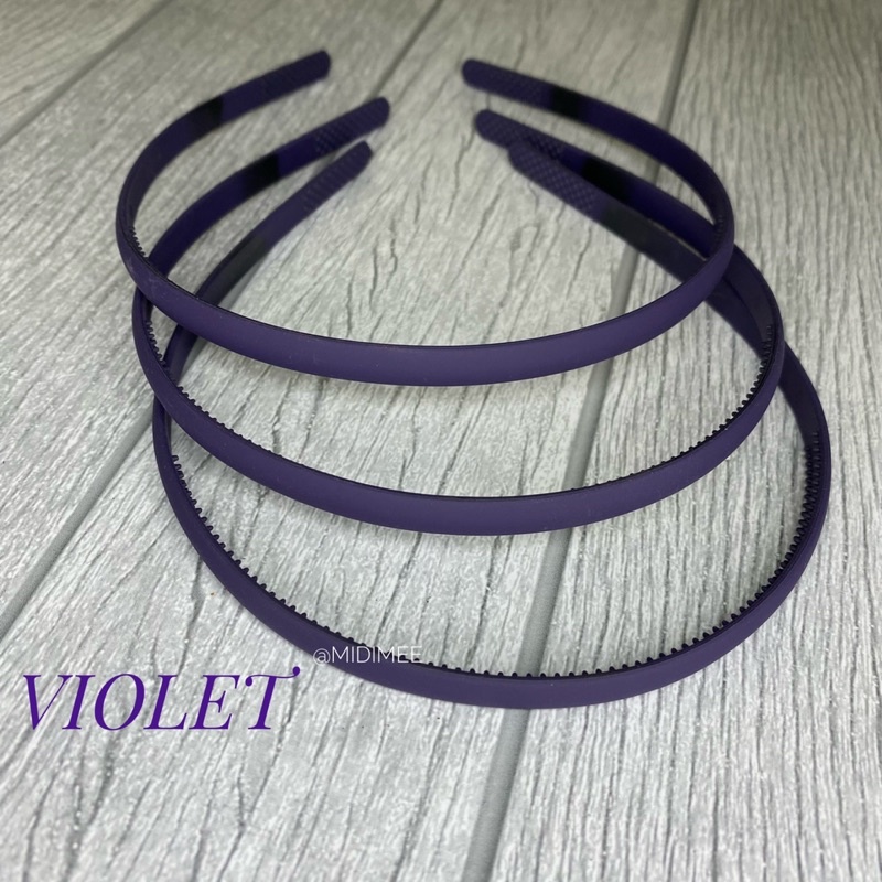 Bando DOFF import Polos 0.5cm  |Bandana Lidi Korea Thin Matte Headband