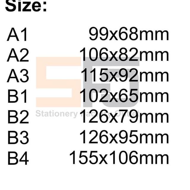 

➻cu Serba Murah✳➻ ID Card Mika Big B2 126mm x 79mm (Name Tag / Glue Card / Card Holder) 93 ❂