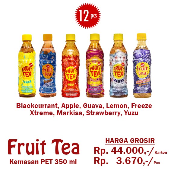 

Fruit Tea Kemasan PET 350 ml