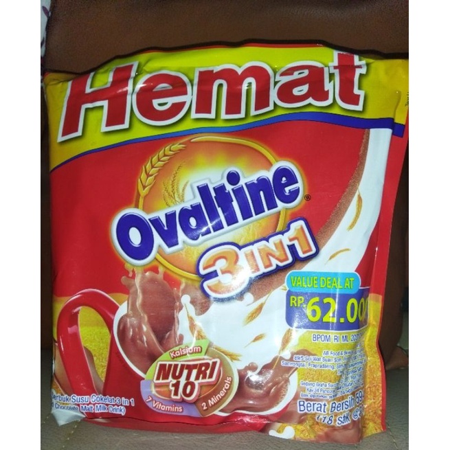 

ovaltine 1pack (isi 18sachet)