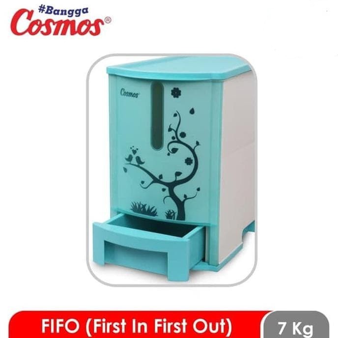 Cosmos 007 Pundi Dispenser Beras / Penyimpan Beras (7 Kg)