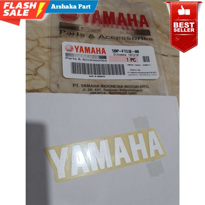 PROMO EMBLEM STICKER STIKER YAMAHA DI TOOL BOX RX KING ASLI ORI YAMAHA PASTI ASLI ORIGINAL