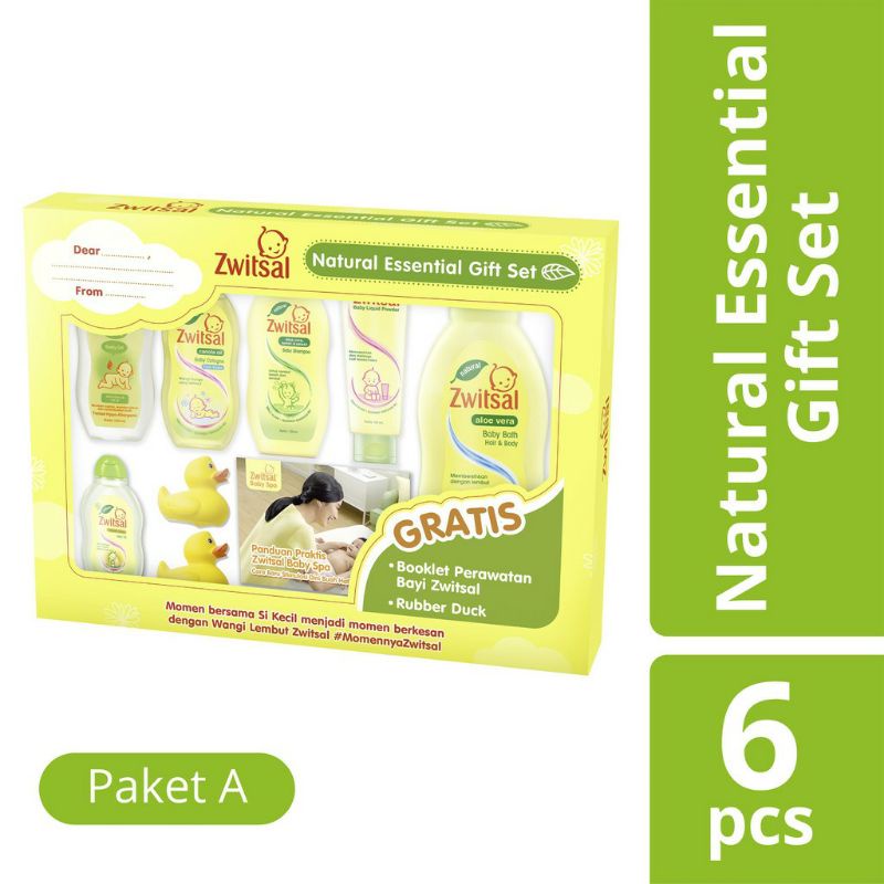 Paket Zwitsal Natural Essensial Gift Set Lengkap