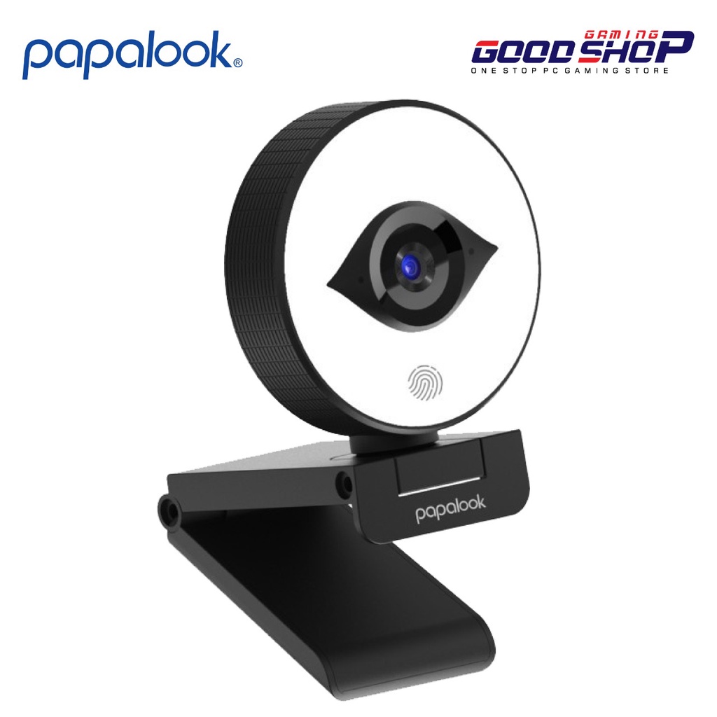 PAPALOOK Webcam 1080P 60FPS Auto Focus, Microphone Tripod -PA552Pro-FS