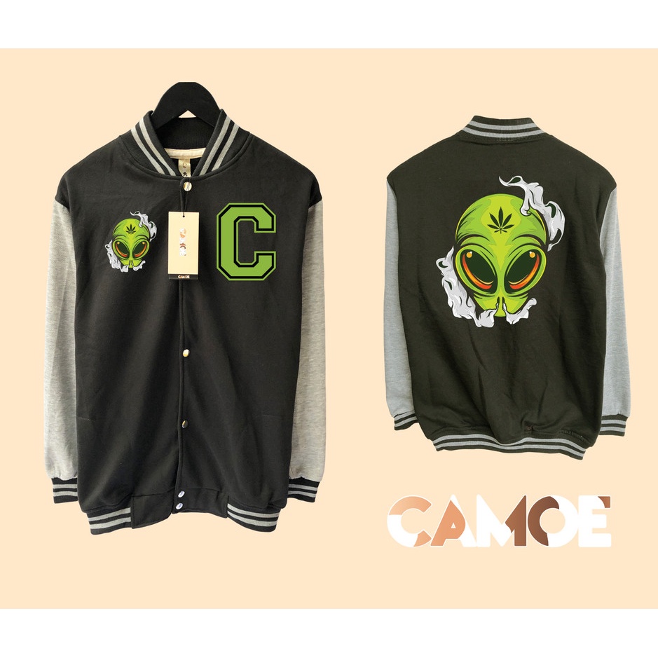 Jaket Varsity Premium CAMOE High Alien