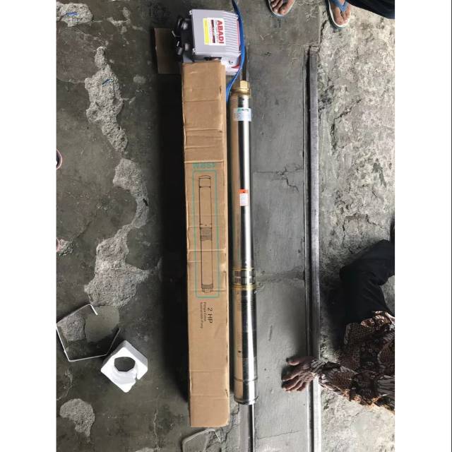 Pompa air submersible 4 dim inoto 2 hp out 2,5 dim