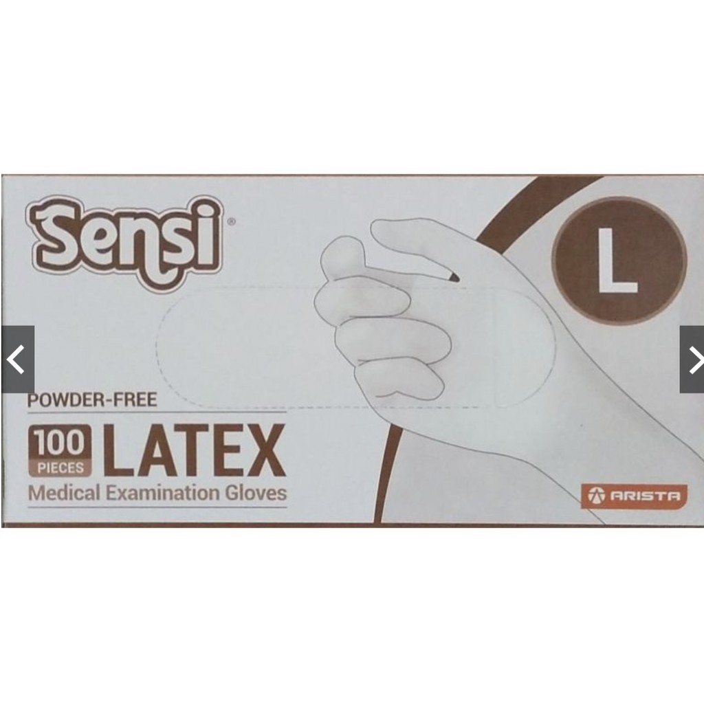 Sensi Glove Latex 100 pcs[ free powdered ]