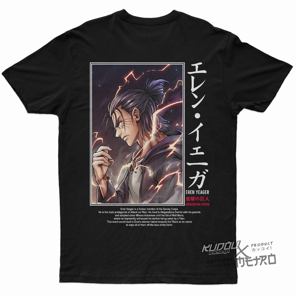 Kaos Eren Ultimate SNK Anime Attack On Titan Shingeki No Kyojin Manga