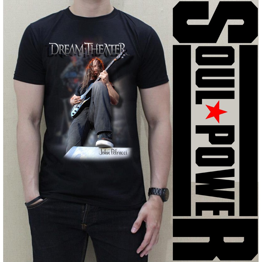 BAJU 3D DISTRO SATUAN MUSIK BAND DREAM THEATER JOHN PETRUCCI ORIGINAL SOULPOWERSTYLE