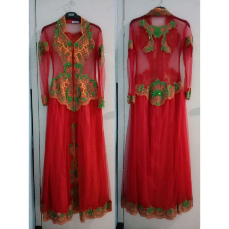 Kebaya Gamis // Kebaya Dress // Kebaya Pesta // Kebaya Long Dress // Kebaya Modern // Kebaya Merah /