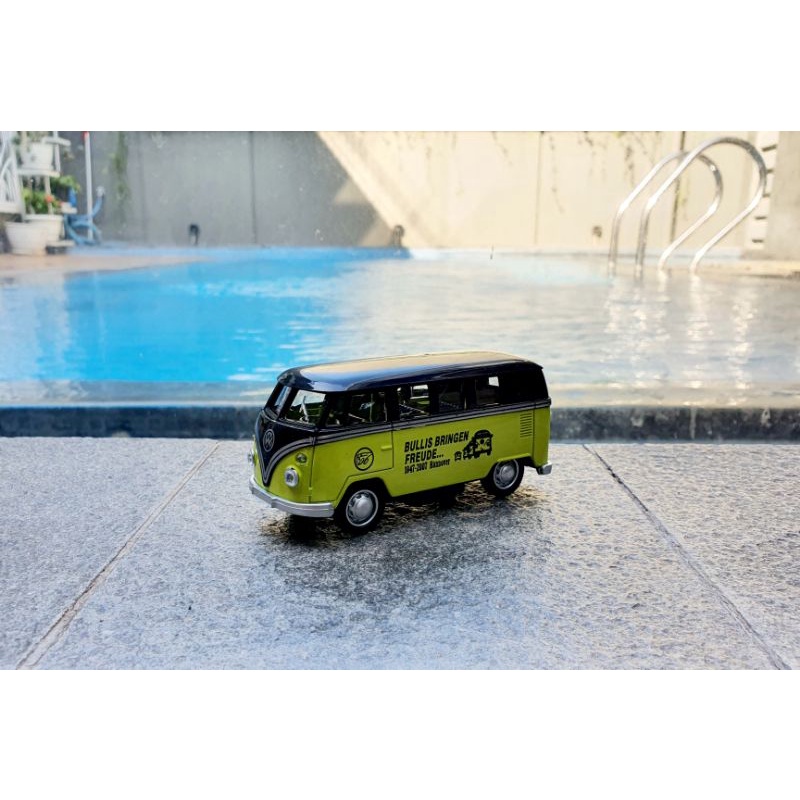 Diecast Mobil VW Combi Miniatur Mobil  Mainan Volkswagen Alloy Car