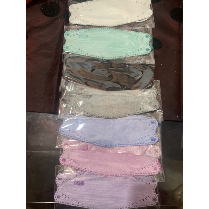 SENSI Convex Mask masker earloop 4ply Warna