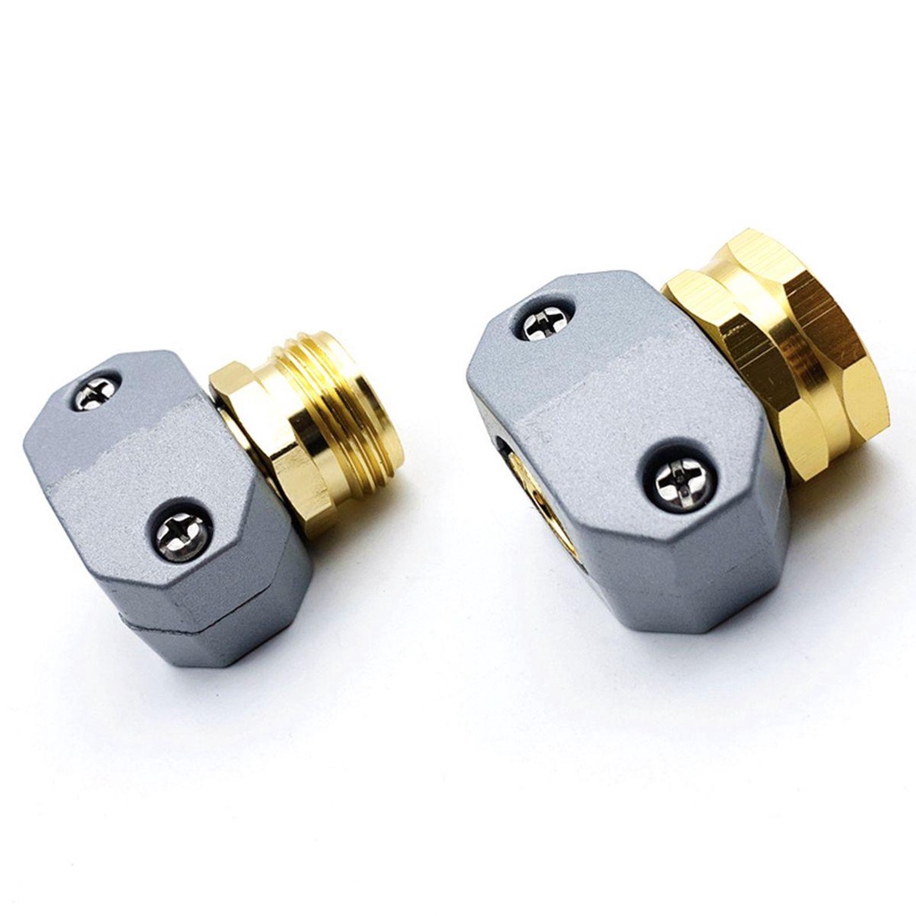 【 ELEGANT 】 Fitting Reparasi Selang Nozzle Kran Tahan Korosi Dengan Penjepit Seng Female and Male Adapter Anti Bocor