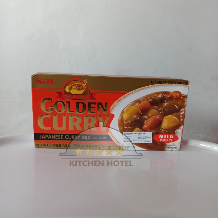 

S&B Golden Curry Mix 220 Gr | Bumbu Kari Jepang | Japanese Curry Mix - Mild
