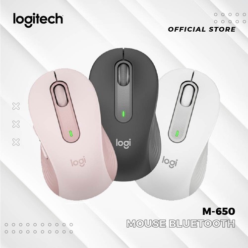 Logitech Signature M650 Mouse Wireless Bluetooth Silent