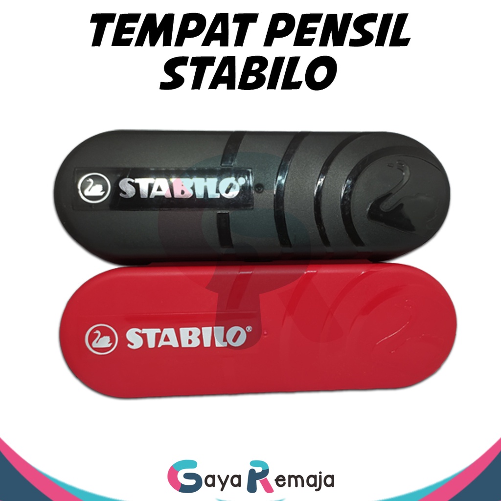 

Tempat Pensil Plastik / Stabilo Pencil Case