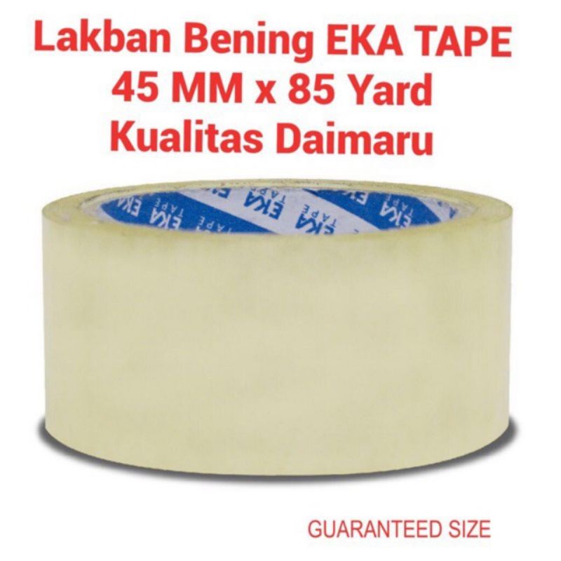 

lakban bening Eka tape panjang 85 yard 45mm by daimaru