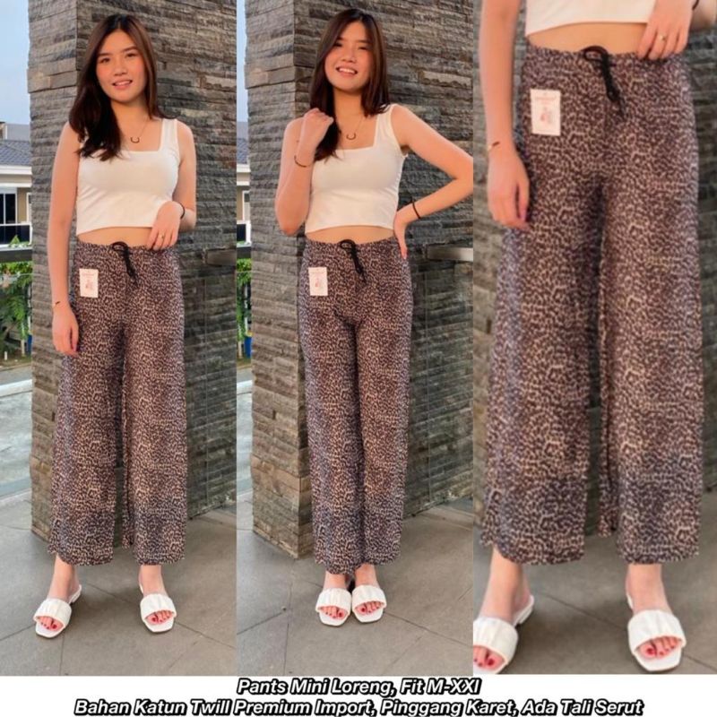 KODE F-TS Pants mini loreng Detail dipict berat 250gr LP66-96 P96 spandeX korea