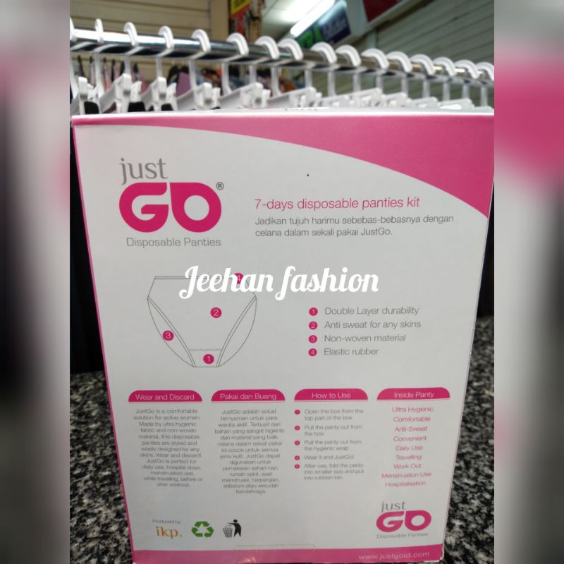 Celana Dalam Kertas Just Go Disposable Jeehan fashion