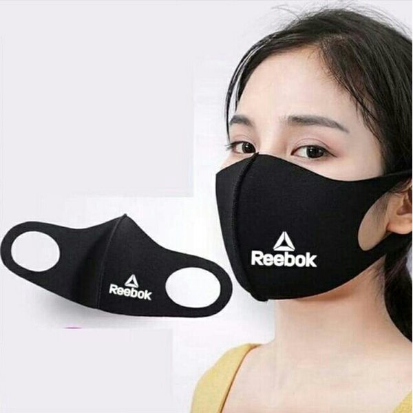 Masker scuba jahit tengah motif logo