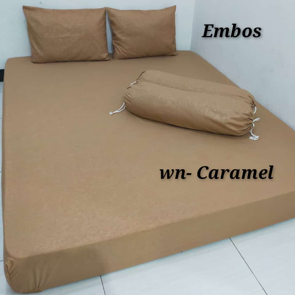 Watygrosir sprei polos embos homemade, sarban 2 sargul 2 produksi sendiri