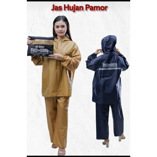 RAINCOAT PAMOR [ Jas Hujan PVC Termuraaahh [ Produsen Mantol Pria &amp; Wanita