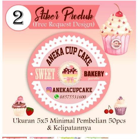 

45pcs 5x5 Stiker / sticker chromo label produk free design