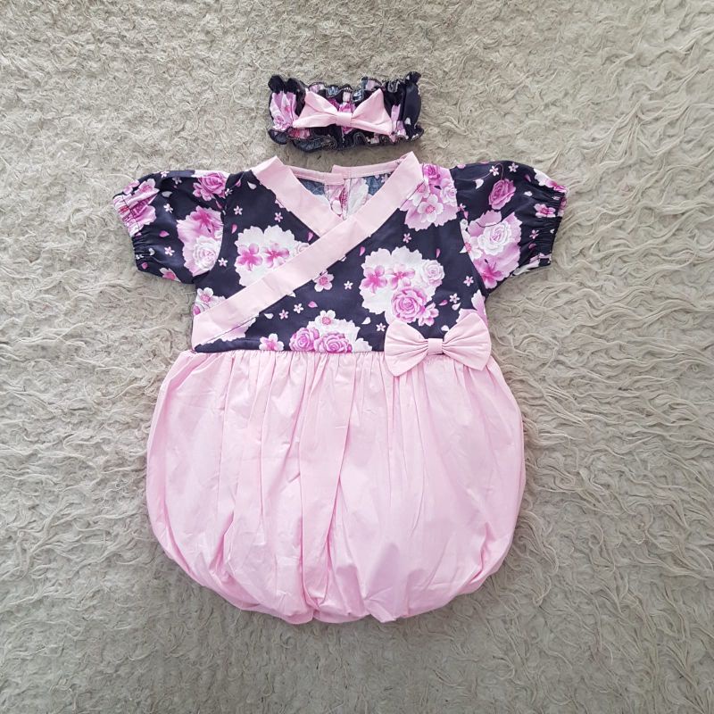 Baju Bayi Blossom 2in1 dress