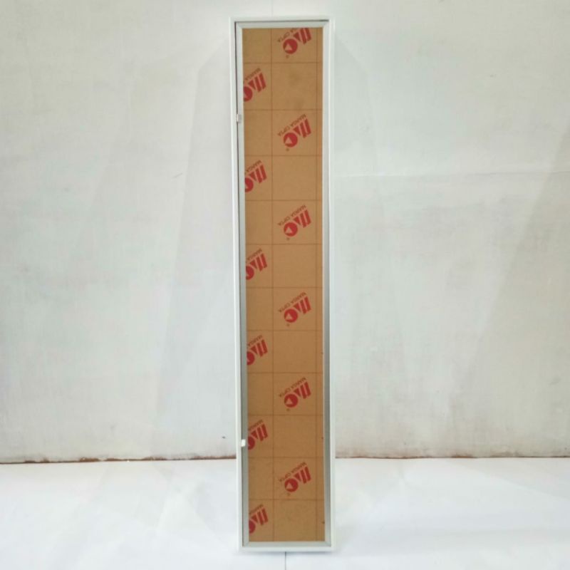 Kap lampu  IB / TKI Acrylic 2x36 Bening/Susu merk Polos+ isi 2