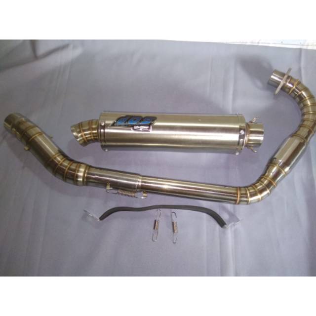 Knalpot racing dos leher Mega bom tengah buat montor Mega pro gl pro cb herex cb 150r old tiger