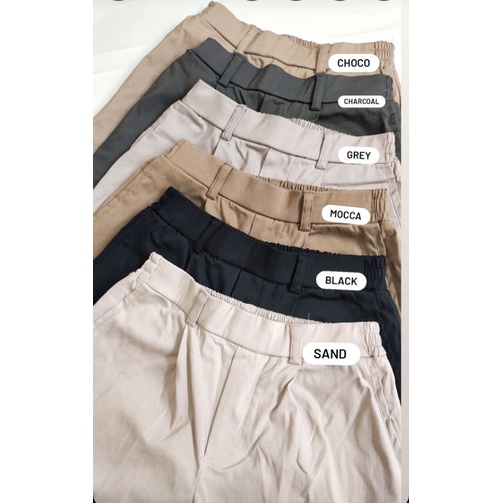 celana kerja wanita/Sonia pants(bahan katun import)muat sampe 75kg