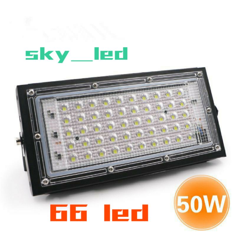 LAMPU SOROT / TEMBAK LED SLIM 50 WATT / 50W / SLIM LED FLOODLIGHT50 WATT AC 220V