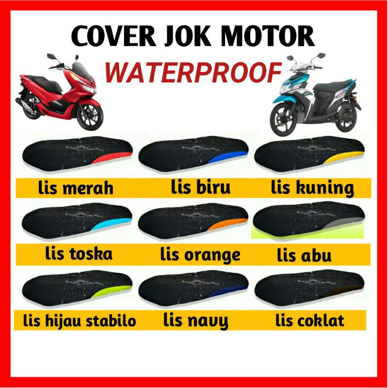 Sarung Jok Motor Vario 110 125 150 Beat Scoopy Mio Spacy  Fino Xeon Xride Next Murah cover jok motor / Terlaris.cod|