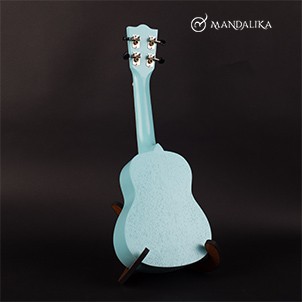 Ukulele Soprano Mandalika Premium Fullset Certified Quality - Sky Blue