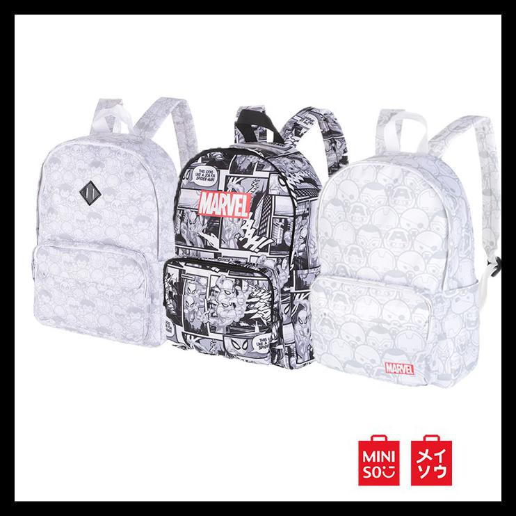 {BISA COD} Miniso Official Backpack marvel/Tas Punggung HEMAT Kode 1354