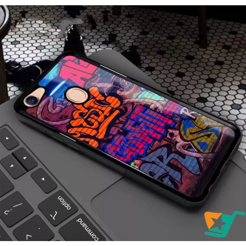 Ax Case custom Oppo F5, Oppo F5 Youth, Oppo F7, Oppo F7 Youth Fashion AesThetic Grafiti Series Premi