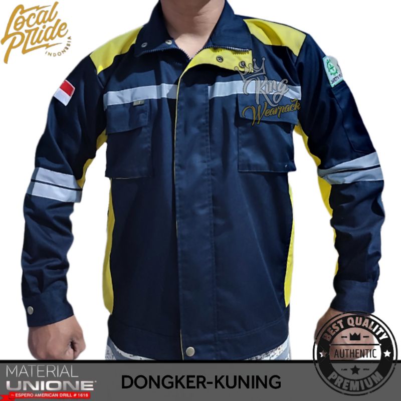 WEARPACK ATASAN SEMI JAKET/ JAKET KERJA K3/ SERAGAM TAMBANG/ JAKET K3/ BAJU KERJA WEARPACK SEMI JACK