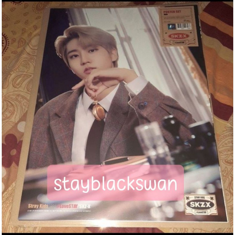 Stray Kids merch fanmeeting skz-x poster set han, lee know