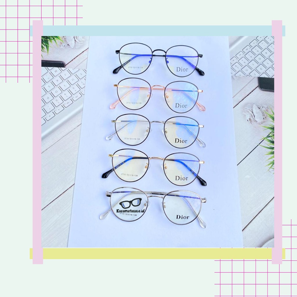 kacamata frame plastik | kacamata frame korea | frame kacamata perempuan | frame bulat minus|2733