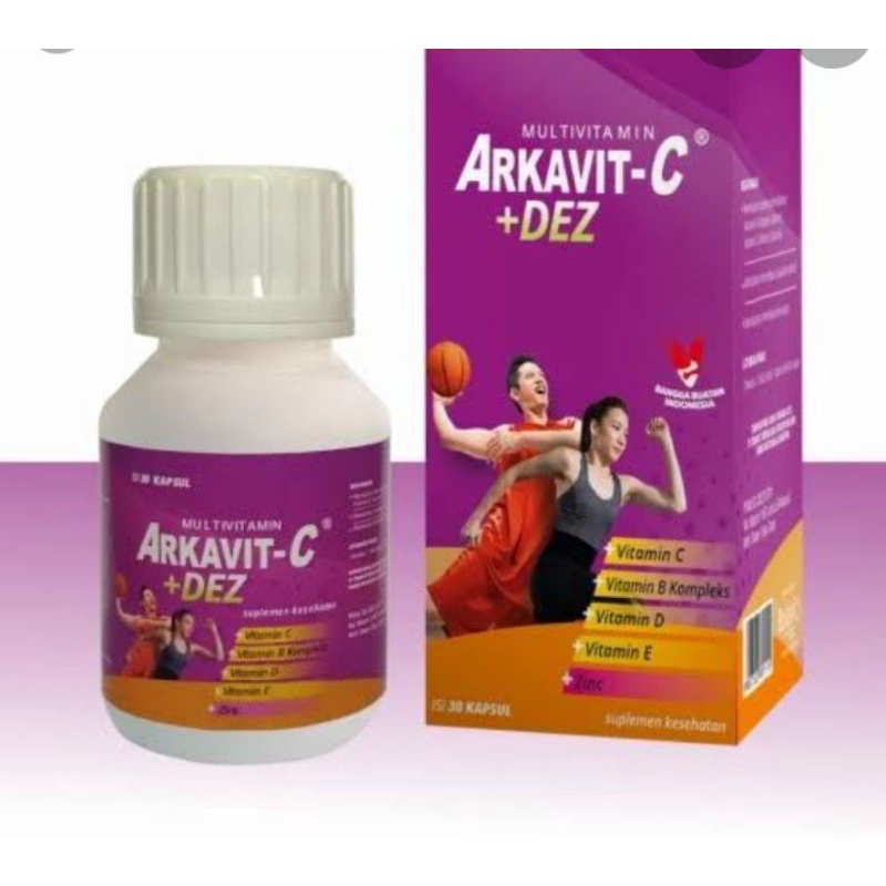 Arkavit CDEZ isi 30 tablet_mengandung vitamin C,D,E dan Zinc