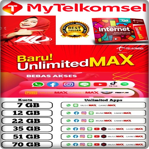 Perdana Telkomsel UnlimitedMAX