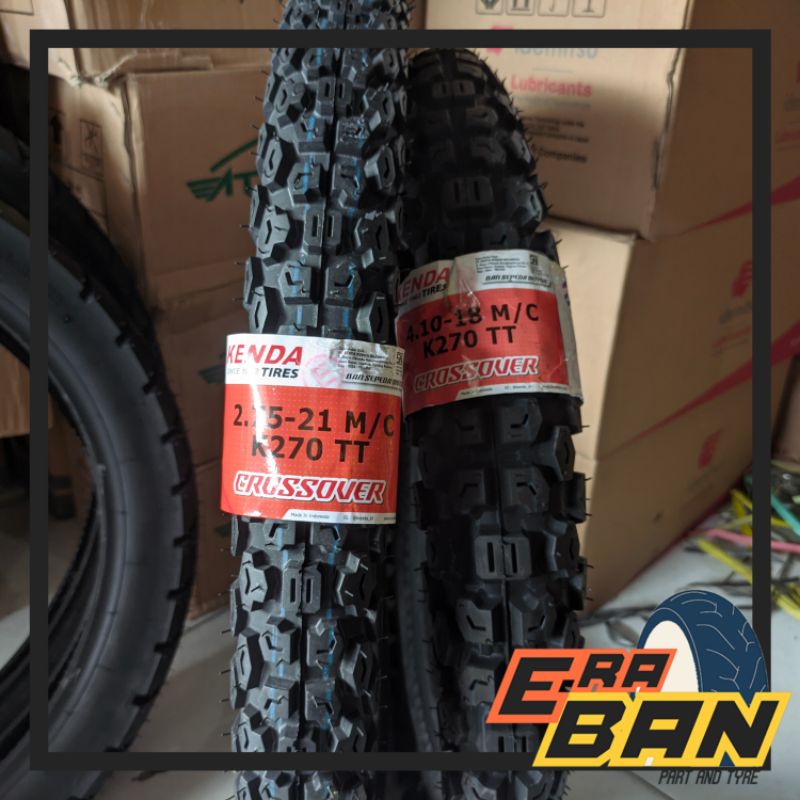 PAKET BAN TRAIL KENDA RING 21 DAN 18 K270 UNTUK KLX CRF WR155