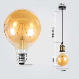 LAMPU LED FILAMEN 4 WATT EDISON 4W ST64 G80 G45 C35 FILAMENT LED 4W BULB 4W E27 OVAL LAMPU CAFE