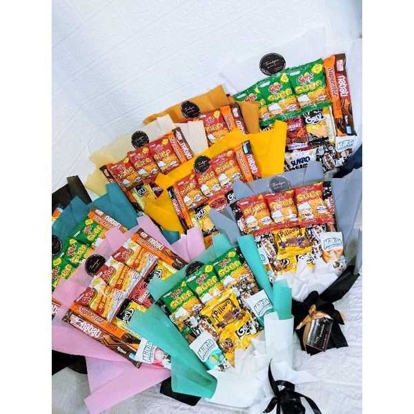 

Buket Snack 25.000 (Cocok Untuk Hadiah Sempro/Sidang/Wisuda/Ulang Tahun/Anniversary)