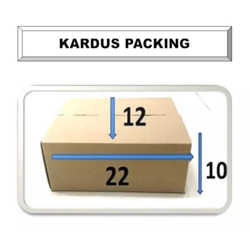 

Kardus Packing 22x12x10