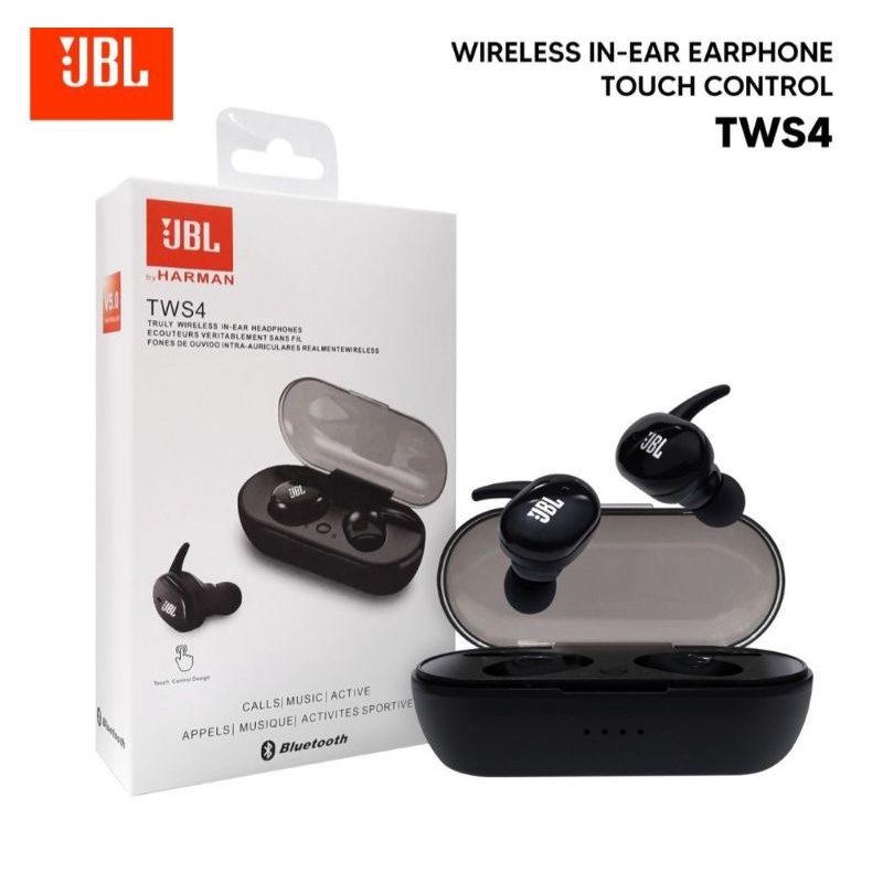 (ba) Handsfree Headset TWS 4 Bluetooth Good Quality