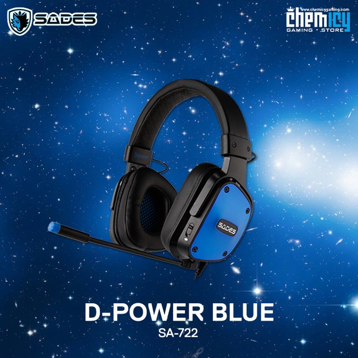 Sades SA-722 D-Power (Dpower) Black Blue