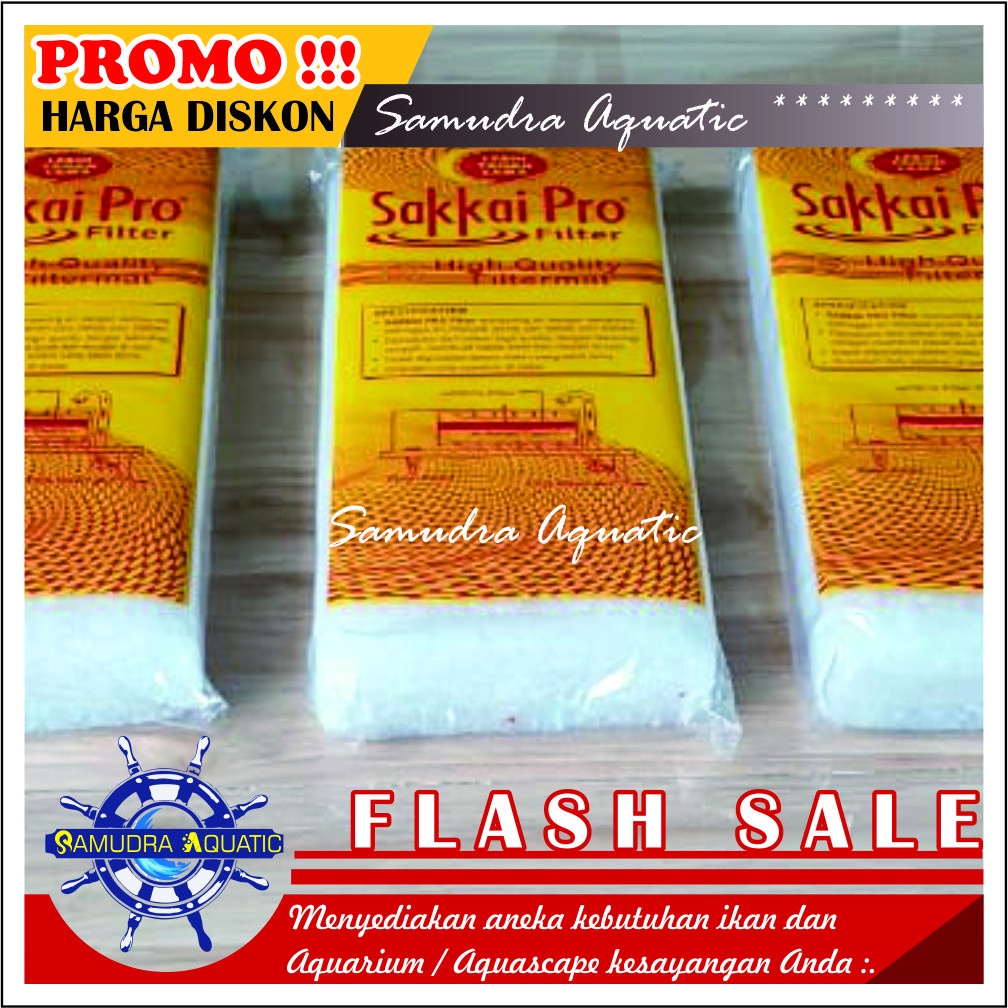 Kapas Filter TEBAL Aquarium Aquascape, Kapas Lapis Ikan TEBAL