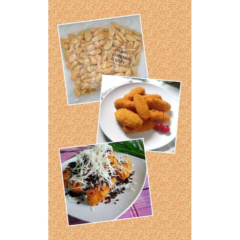 

√ MURAH √ FROZEN SNACK - PISANG CRISPY RENYAH - FROZEN FOOD