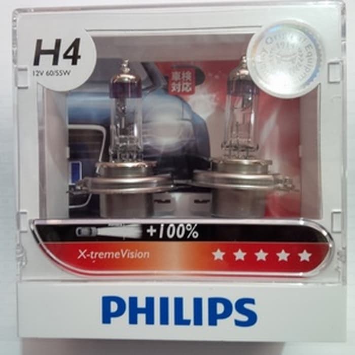 Promo Bohlam Philips H4 X-treme Vision 58490